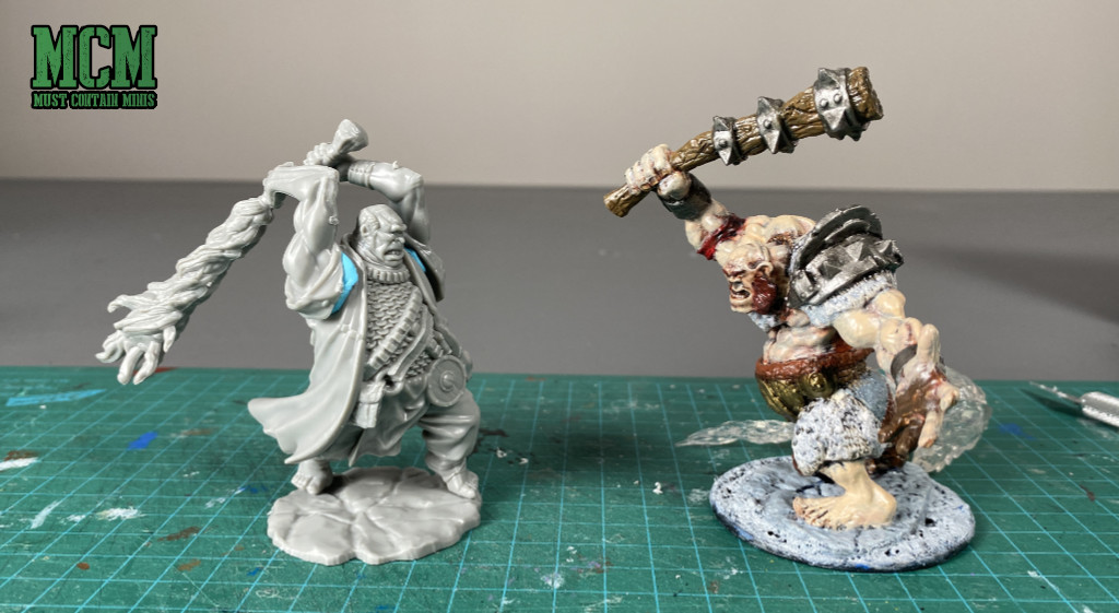 Scale Comparison WizKids Cyclops vs Reaper Miniatures Giant 