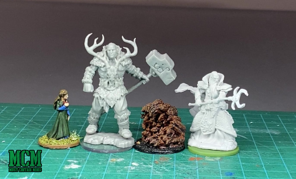 Dungeons and Dragons Miniatures Scale Comparison