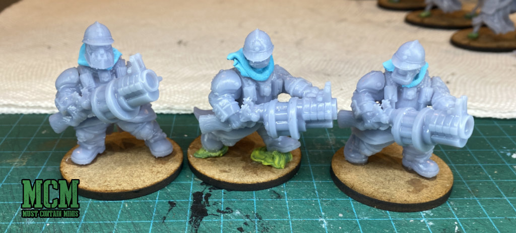 3D Printed Les Grognard Ogres - Proxy Orgyn Miniatures for Warhammer 40K or Grim Dark Future