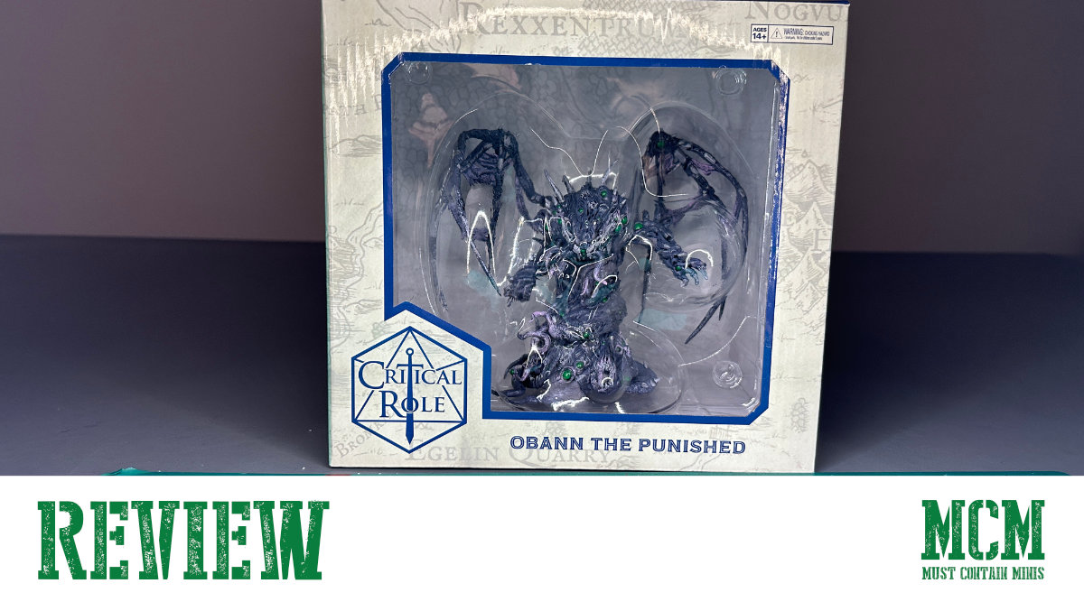 You are currently viewing My First Pre-Painted Mini – Obann The Punished Miniature Review – WizKids 2023