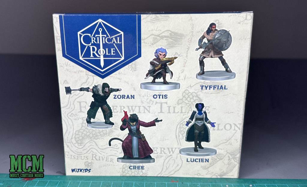 The miniatures within the tombtakers boxed set - made by WizKids and Critical Role