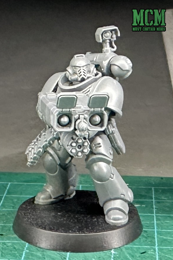 You call that a gun, this is a gun! Space Marine armed to the teeth