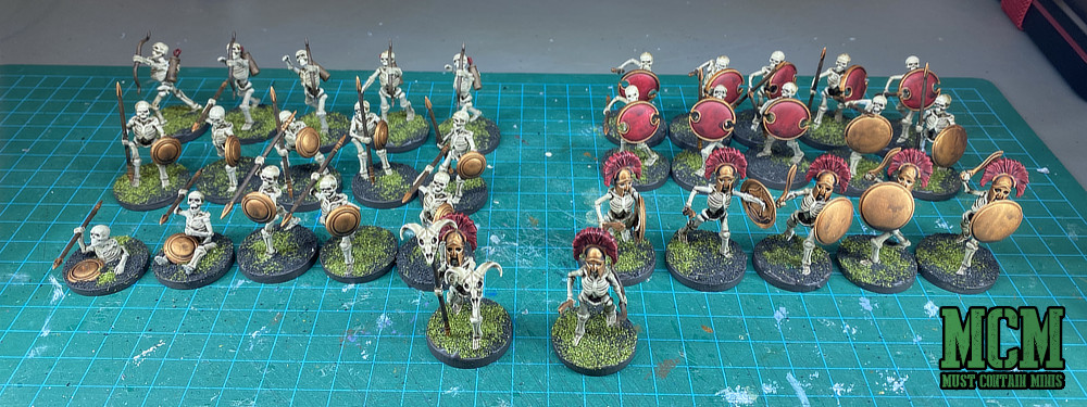 Painted Skeleton Army 
