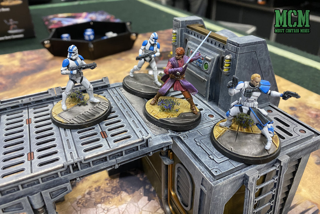 Painted Star Wars Shatterpoint miniatures by Bill Kocher of Phoenix Games 