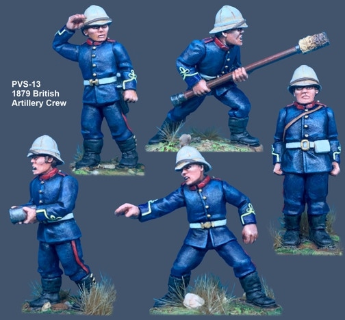 British Artillery Crew Miniatures Zulu Wars