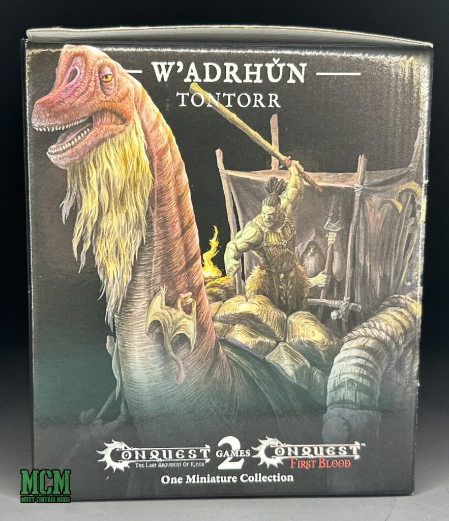 Conquest W'Adrhun Tontorr - Side Box Art