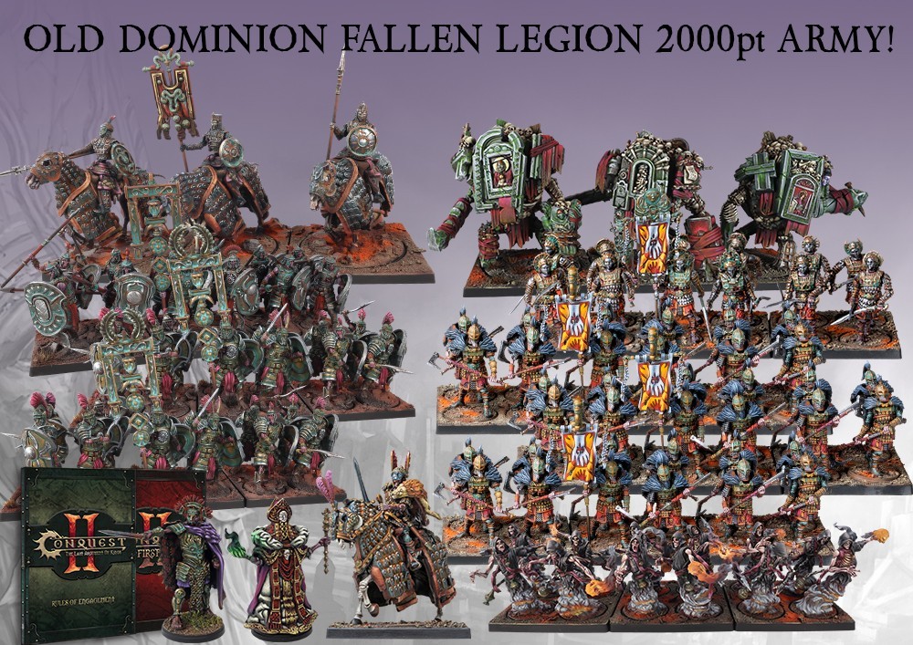 2000 point Army Deal for Conquest by Parabellum Games 