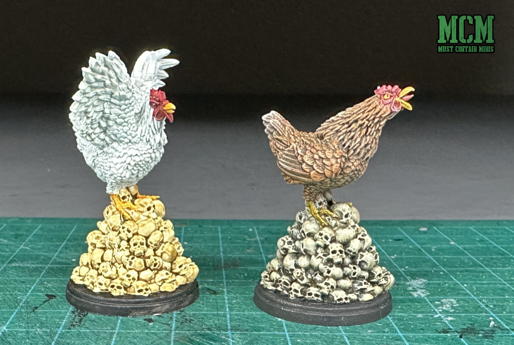 Painted Angry Chickens by Para Bellum Games - Conquest 2023 Convention Mini