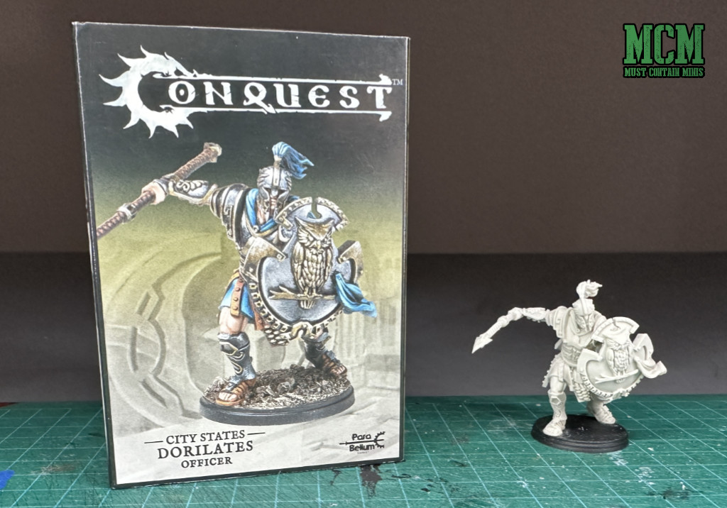 Review of the City States Dorilates miniature for Conquest by Para Bellum Games. 