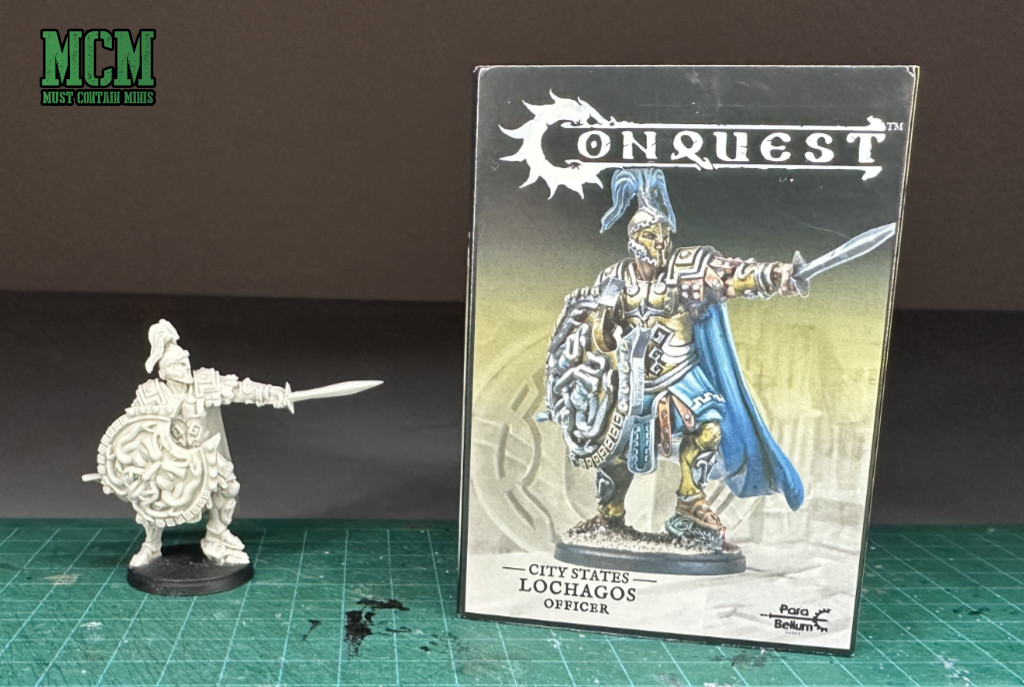 Review of the City States Lochagos miniature for Conquest by Para Bellum Games