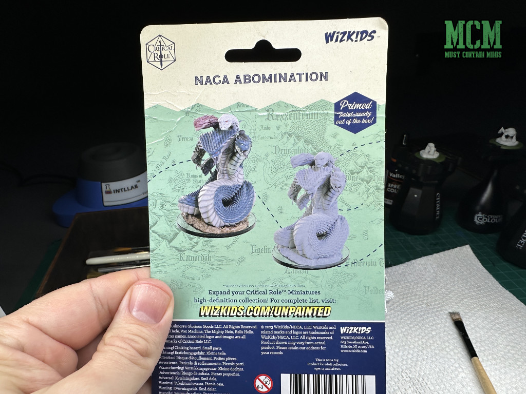 The Critical Role Naga Abomination Unpainted Miniature by WizKids