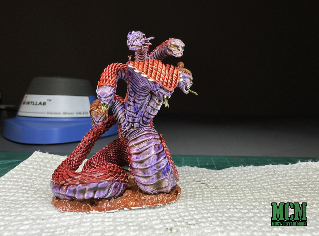 How to slap chop paint a miniature for dungeons and dragons. 
