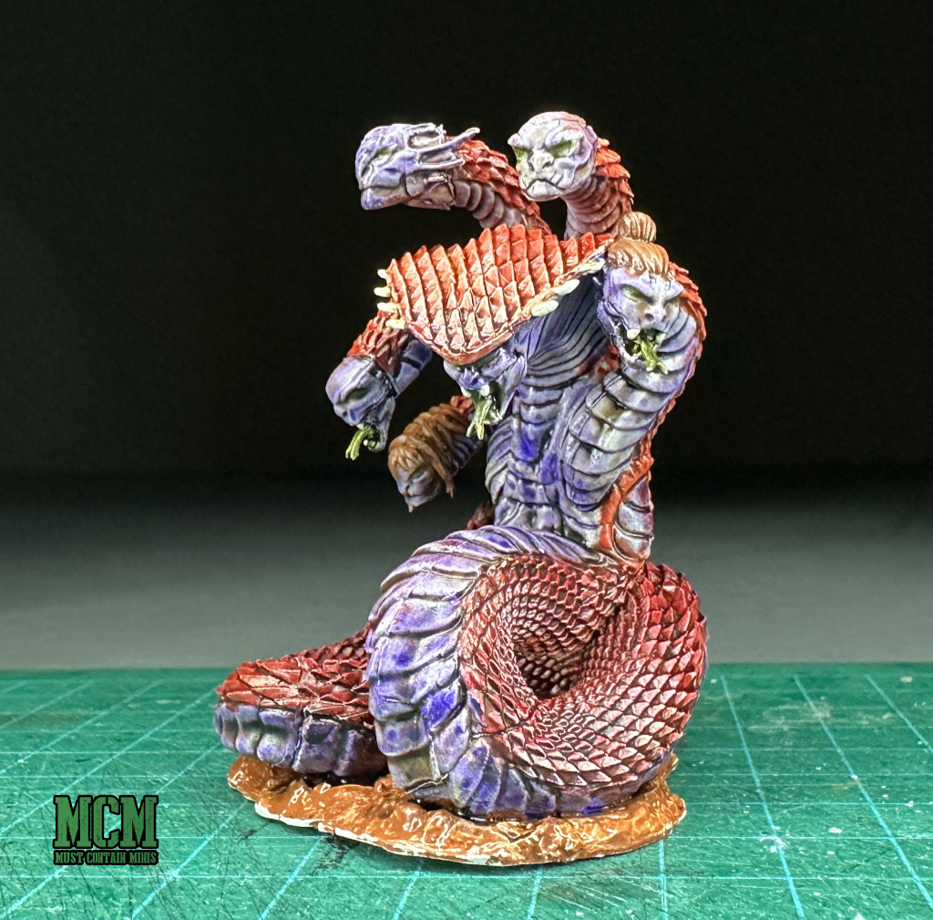 WizKids Critical Role Naga Abomination painted with Vallejo Xpress Colors paints