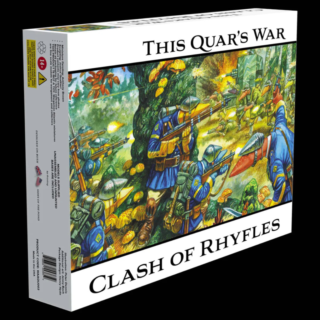 This Quar's War Clash of Rhyfles starter set - 28mm plastic miniatures game 