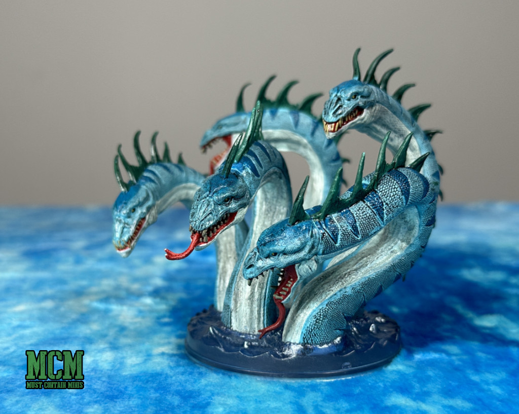 The pre-painted Hydra for Dungeons & Dragons by WizKids