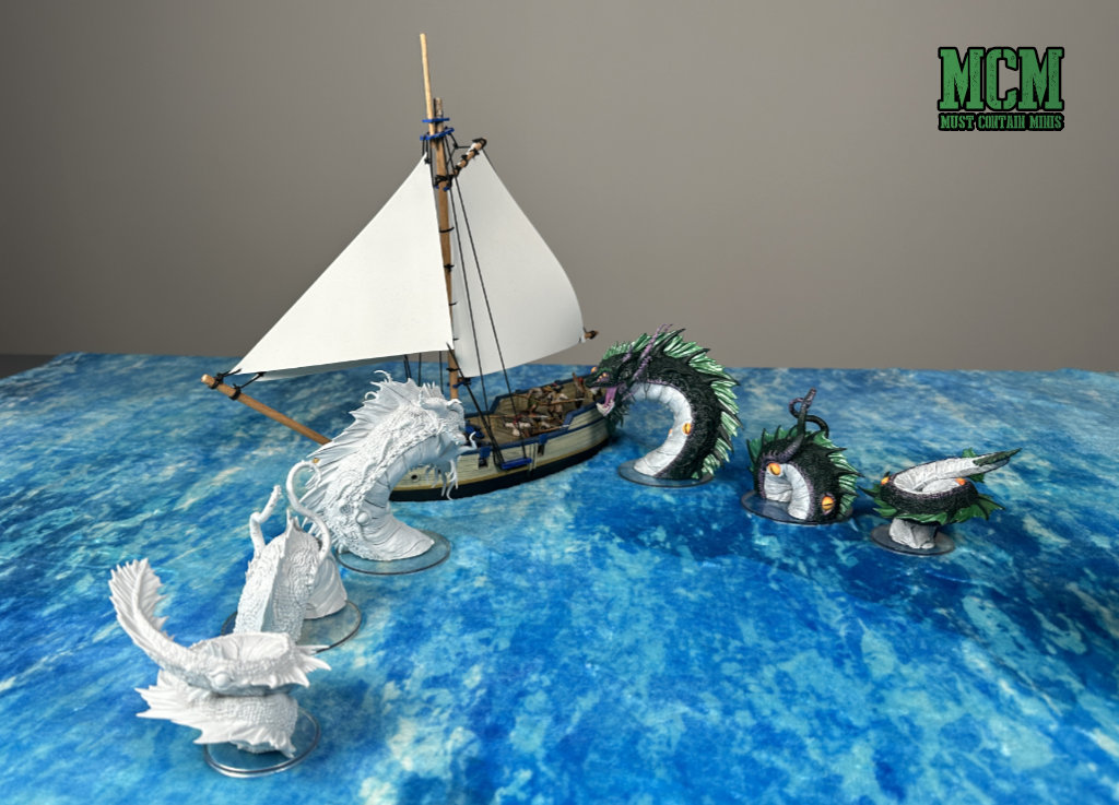 Two Uk'Otoa Sea Monsters take on a single ship! 