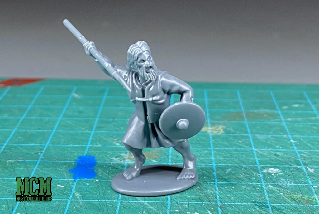 A dark ages irish warrior miniature