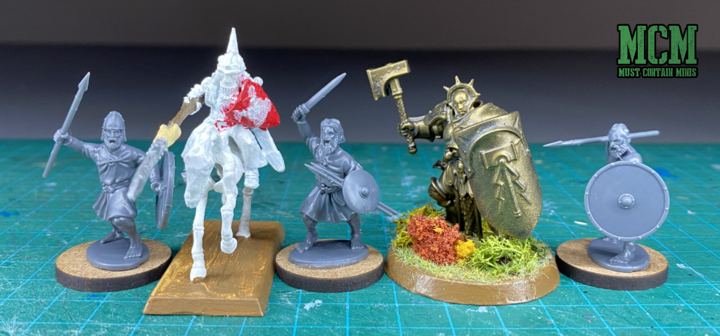 Scale Comparison of Wargames Atlantic to Games Workshop Warhammer and Age of Sigmar Miniatures 