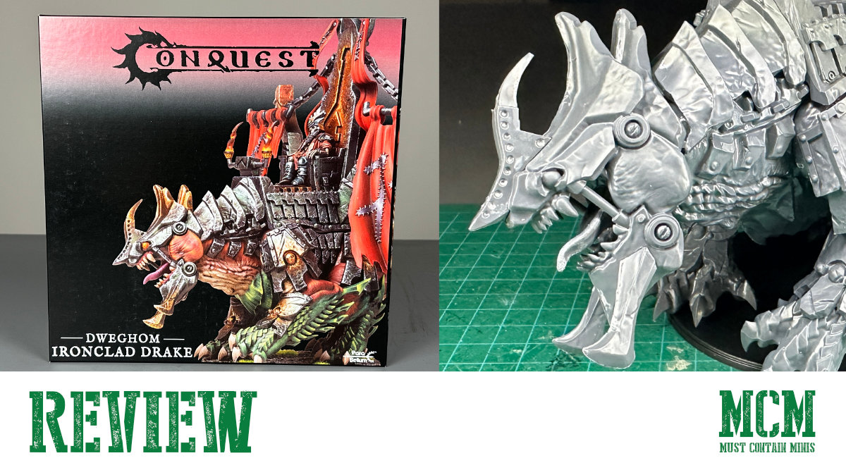 Read more about the article Ironclad Drake Review – Monstrous Dweghom Miniature for Conquest by Parabellum Games – A Great Deal in 2024