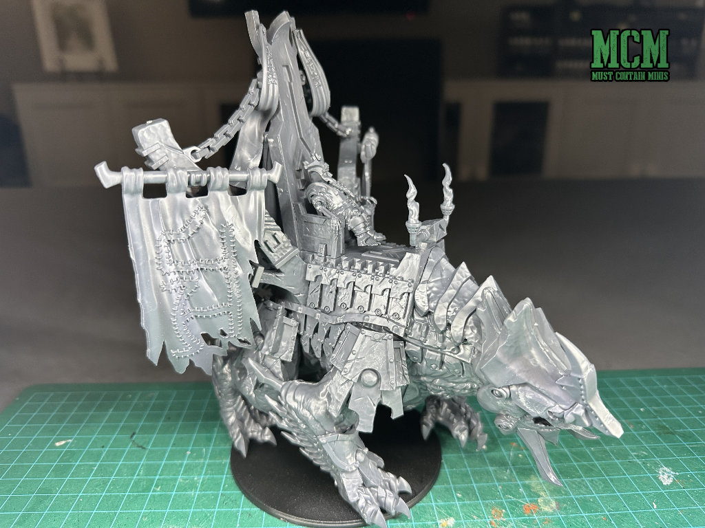 Model with just the rider that comes in the kit - Ironclad Drake Review 