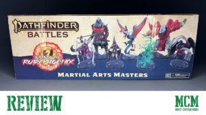 Read more about the article Unboxing WizKids Great Pathfinder Battles: Fists of the Ruby Phoenix – Martial Arts Masters Boxed Set with 7 New Miniatures