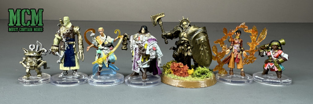 Scale Comparison - WizKids Pre-Painted Pathfinder Miniatures to Warhammer Age of Sigmar. 