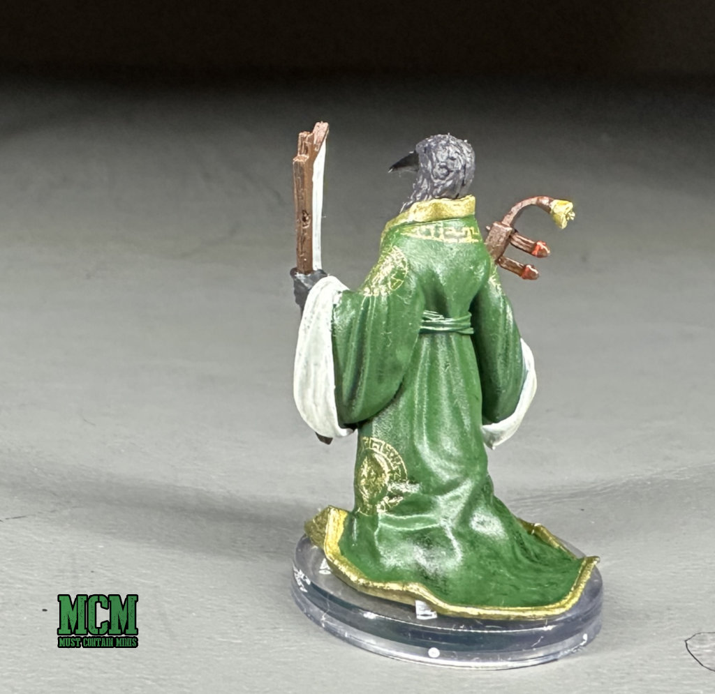 Back of the miniature 