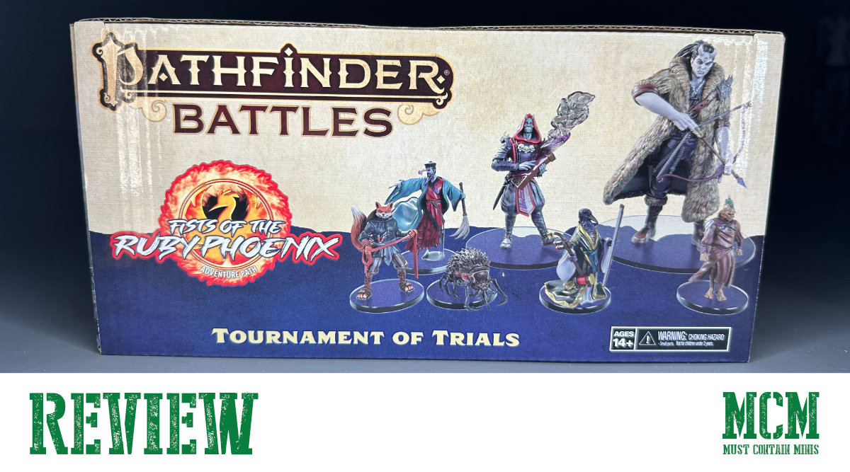 You are currently viewing Pathfinder Battles: Tournament of Trials Review – Fists of the Ruby Phoenix Miniatures by WizKids