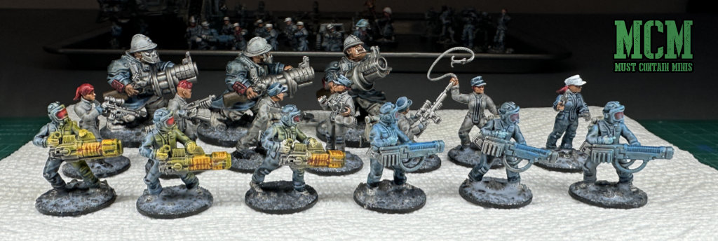 Other Wargames Atlantic Cannon Fodder miniatures I quickly painted 