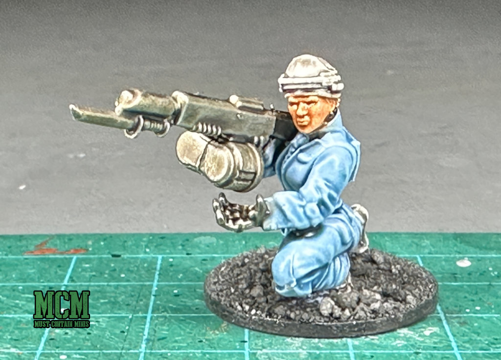 Painting miniatures quickly - A finished model