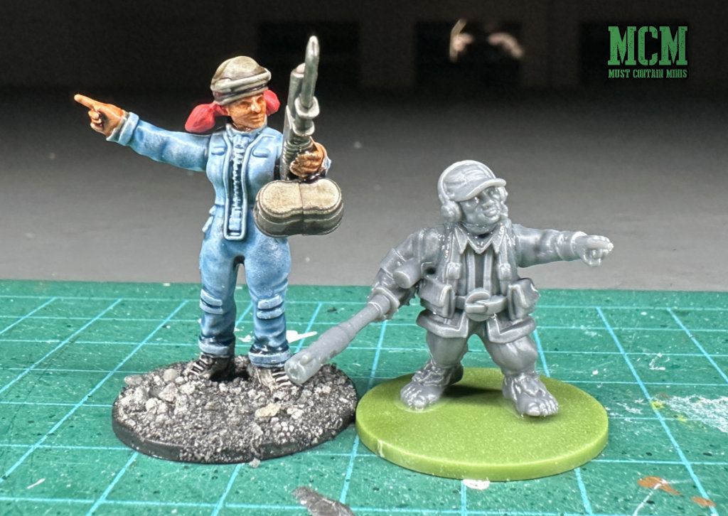 Scale Comparison Image between Wargames Atlantic miniatures 