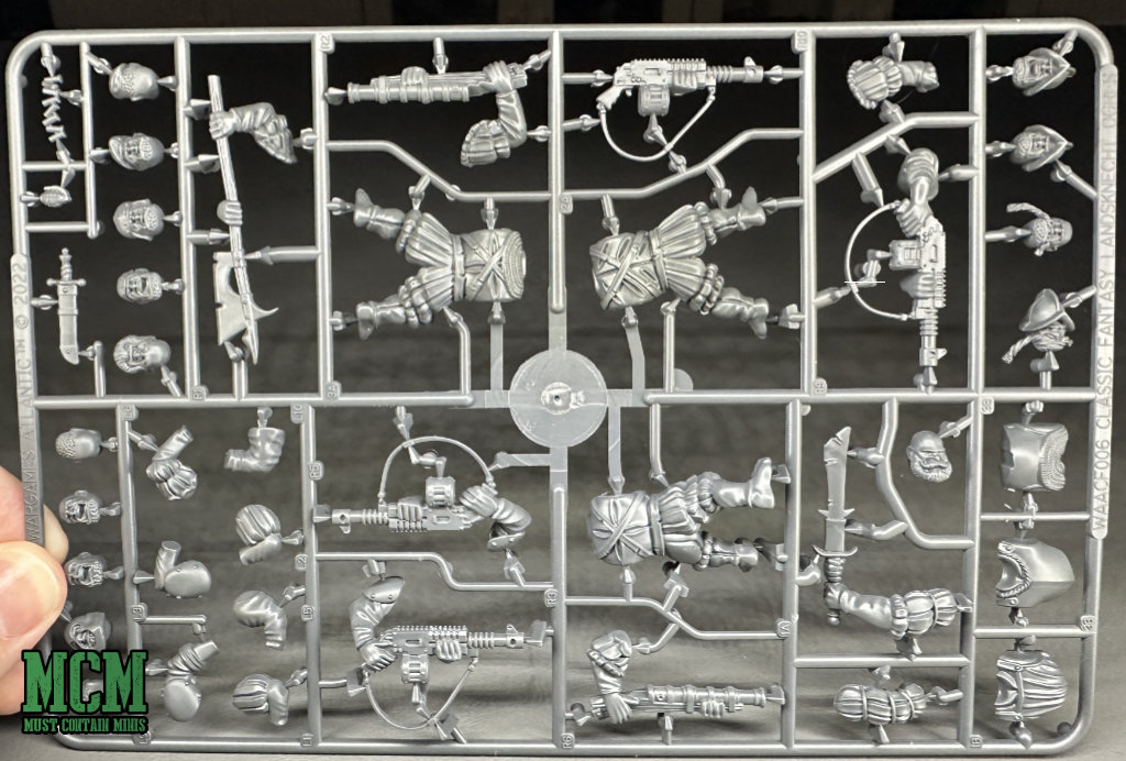 Landskneecht Ogres Plastic Frame / Sprue - Front