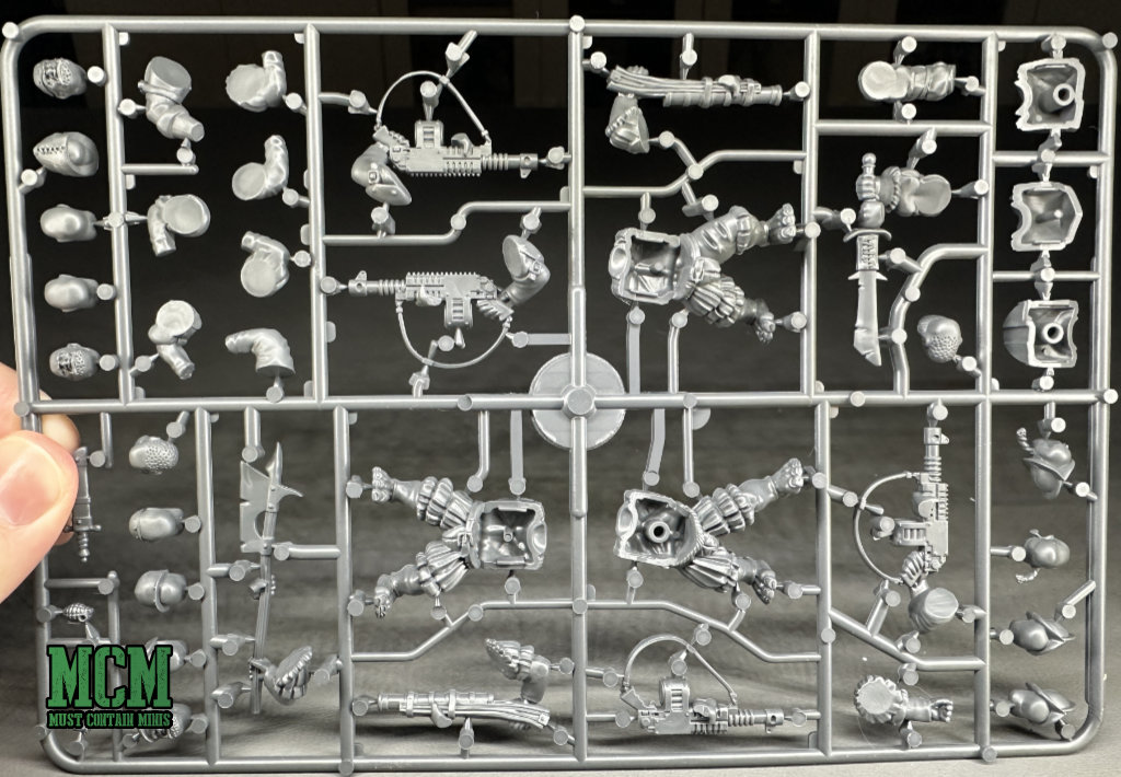 Landskneecht Ogres Plastic Frame / Sprue - Back