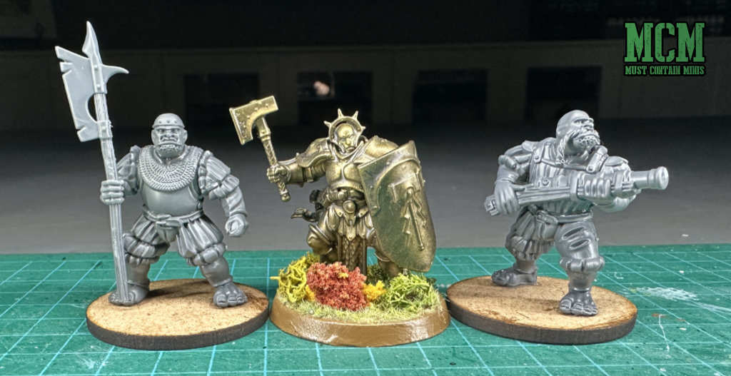 Scale comparison, Wargames Atlantic Ogres vs Warhammer Age of Sigmar