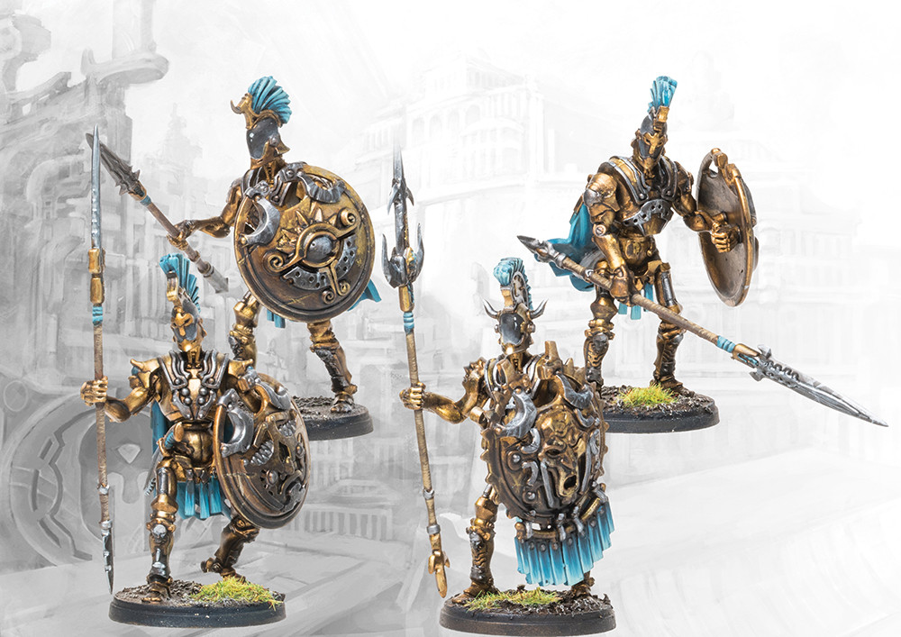 Clockwork Hoplites for Conquest 